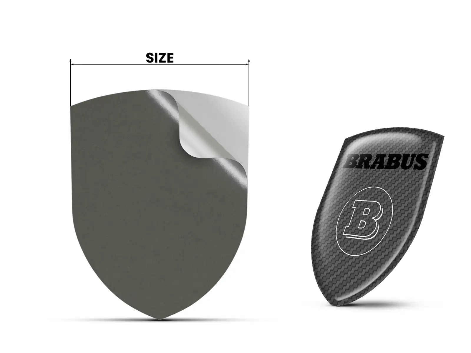 Brabus Wandaufkleber Auto Universal Hochwertig Pro